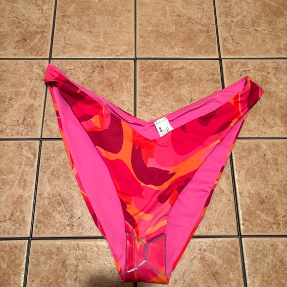 ASOS Design Mix & Match V High Leg Hipster Bikini Bottom Size 12 NWT - Picture 2 of 7